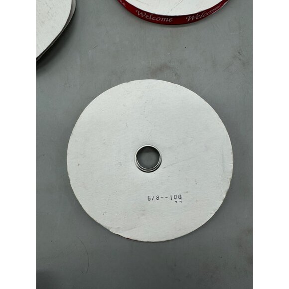 Red Welcome Ribbon Roll 5/8 Inch x 100 Yards Crafts & Decorations READ - Picture 3 of 8